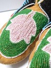 Vintage Prairie Potawatami Indian Beaded  Wide Cuff Moccasins - Xlnt   Buy Now