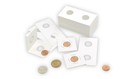 200pcs Cardboard Coin Holders 20 5mm 2 x2  Storage Flips For Pennies   Dimes New