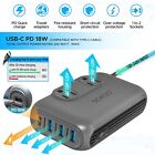 220v To 110v Step Down Voltage Converter 230w Power Converter 2-outlet 4 Usb