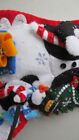 Christmas Stocking Felt Hand Stitched Bucilla Dapper Snowman  Finished