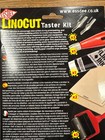 Essdee Linocut Taster Kit     Block Printing Set With Lino Tiles  Cutters   Ink