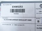 247667 New-incomplete  Markem Enm5263 Gutter Block 9040 Series Singlejet