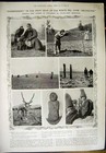 Original Old Antique Print 1912 Russia Hunting Mongolia Reindeer Earl Lonsdale