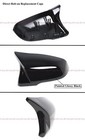 For 2020-25 Toyota Supra A90 M Style Gloss Blk Side Mirror Cover Cap Replacement