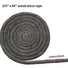 3 4  X 84  Wood Stove Door Gasket Rope Replacement For Stove Or Fireplace Doors 