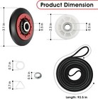 4392067 Dryer Idler Pulley Whirlpool Cabrio Duet For Maytag Bravos Xl Repair Kit