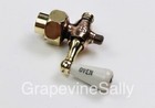 Vintage Stove Parts Vintage 20 s-30 s Stove Oven  on off  Valve W White Ceramic