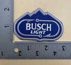 Busch Light Beer Fishing Hooks Iron On Patch 2    X 3   