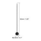 5 Set Sewing Pins  Ball Glass Head Straight Quilting Pin For Dressmaker  Black