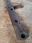 German Ww1 Butcher  early Type  Bayo Grips   Repro  Tinted Nutwood  