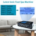Detox Foot Bath Spa Machine Kit Cell Ion Ionic Aqua W case Cleanse Fir Belt 