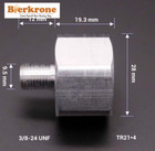 1x Convert Adapter Homebrew Beer Fit For Sodastream Cylinder Tr21 4 To 3 8-24unf