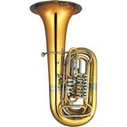Miraphone 186-4u Series 4-valve Yellow Brass Bbb Tuba With Hard Case