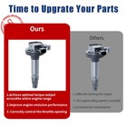 6 Spark Plug  ignition Coil Packs For Ford Edge Explorer Lincoln 3 5l 3 7l Uf553