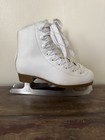 Dbx White Classic Figure Ice Skates Kids Girls Size 12k