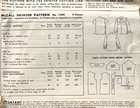 1948 Mccall Sewing Pattern 7499 Mens Sport Shirt 2 Sleeves Size 16-16 5 Vtg 1376