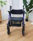 Transport-wheelchair-lightweight-foldable  2 In 1 Rolling Walker Chair-used