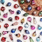 25 Pack Vintage Glass Christmas Tree Ornaments Retro Holiday Hanging Decorations