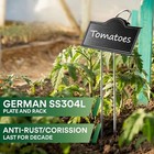 25pack Metal Plant Labels Weatherproof Stainless Steel304 Garden Markers Flowers