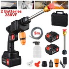 Cordless Electric High Pressure Water Spray Car Gun Portable Washer Cleaner Yard