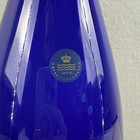 Vtg Royal Copenhagen Holmegaard Harlequin Decanter Anna Kjaer Blue Green 19 
