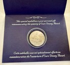 Disney Grand Opening Disney Euro Commemorative Medallion