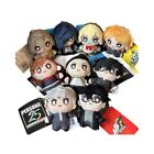 Persona 5 Anime Akechi Goro Yosuke Hanamura Plush Doll Toy Pendant Keychain