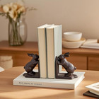 Decorative Book Ends Cast Iron Cute Bunny Bookends vintage Heavy Duty Book Ends