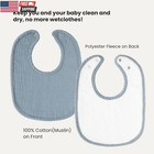 Muslin Baby Bibs 8 Pack Baby Bandana Drool Bibs Cotton For Unisex Boys And Girls