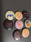 Lot Of 8 Vintage 90s Paul Frank Buttons  1 Inch Each  Pin Backs