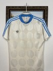 Vintage 80 s Adidas Football Template Shirt Soccer White Mens Jersey Rare Size S