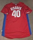 Chris Kissock Philadelphia Phillies Game Worn Used Spring Training Jersey Sz 50