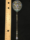 Beautiful Large 19 Cm Spoon Cloisonne Enamel Silver 84 Russian Imperial Antiques