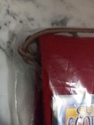 Vtg Cub Scout Uniform Red Patch Vest 100  Acrylic Youth Sz Xl Made In The Usa