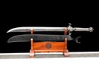 Wushu Sword Broadsword Blade Glaive Manganese Steel Edge Cosplay Dragon Dao Leat