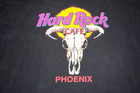 Vintage T-shirt Hard Rock Cafe Size L xl 90s Black Desert Sun And Skull Made Usa