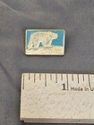 Polar Bear Canada Souvenir Lapel Pin Gold Tone Enamel Arctic Animal Collectible