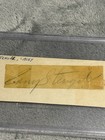 Casey Stengel Signed Auto Index Card Cut Psa dna Authentic Encapsulation