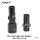 Aim7 3-lug Muzzle Device 1 2x28  1 2x36  5 8x24  M135 1lh