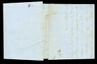 Chile 1855 Columbus - London Print - 5c Brown Red Sc  8 Vf Cvr Valp  To Santiago