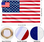 American Flag For Outside 3x5 Ft  Large America Flag Double Side With Brass Eyel
