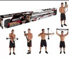 Iso 7x Silver Isometric Bodybuilding Exercise Gym Workout Bar  New Fast Shipping