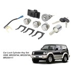 Car Lock Cylinder Key Set Replacement For Pajero Montero 2nd 1990-2004