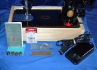 Singer 15-91 Gear Drive Sewing Machine Nov 20  1953 Serviced Tested Sews Leather