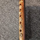 Wood Flute Wooden Quena Flute Hardwood Peru Llama Green Stone Rare 15 