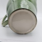 Limoges-american  trillium  Forest Green Coffee Pot W 22k Gold Filigree Trim 9 