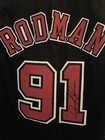 Dennis Rodman Signed Chicago Bulls Basketball Jersey Wilder Coa