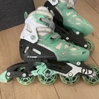 Rd Roller Derby Kids Mint Green Teal Adjustable Rollerblades Size 2-5
