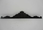 Couple Corbels Finials Hand Carved Wood Pediment Over Door Architectural Antique
