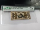 Fr 1343 50 Cents 50c Third Issue Justice Fractional Currency  red Back  Pmg 55